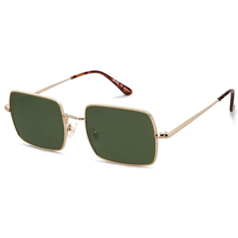 Trendy Thin Rectangle Frame Sunglasses